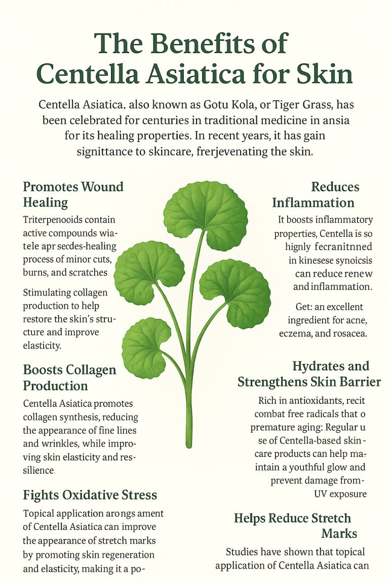 The Benefits of Centella Asiatica for Skin