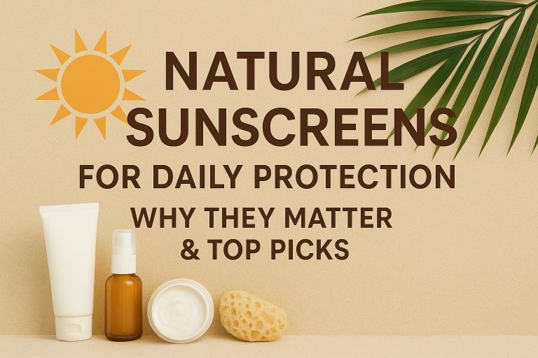 Natural Sunscreens for Daily Protection: Why They Matter & Top Picks
